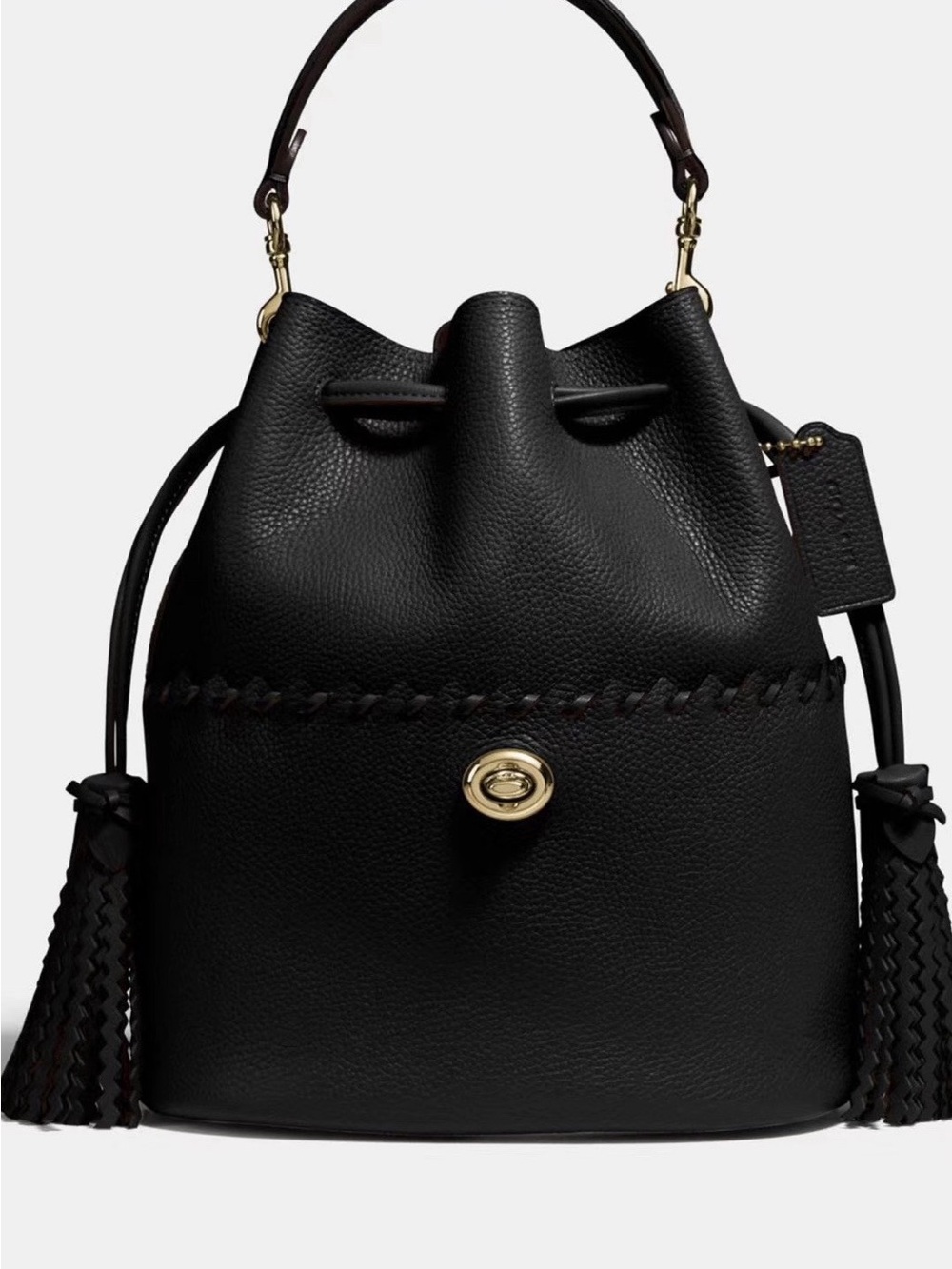 Coach Brand new Lora bucket bag with Gold-Tone Turnlock